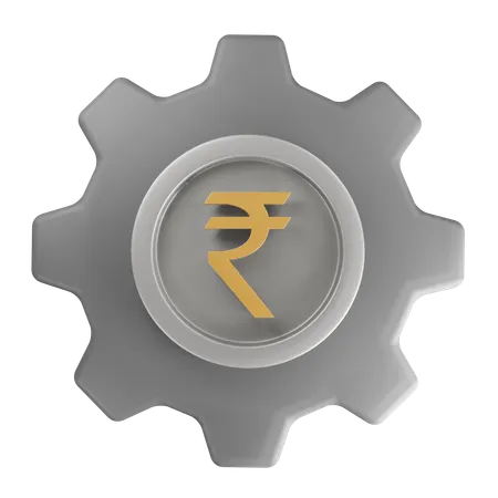 Indian rupee Money Management  3D Icon
