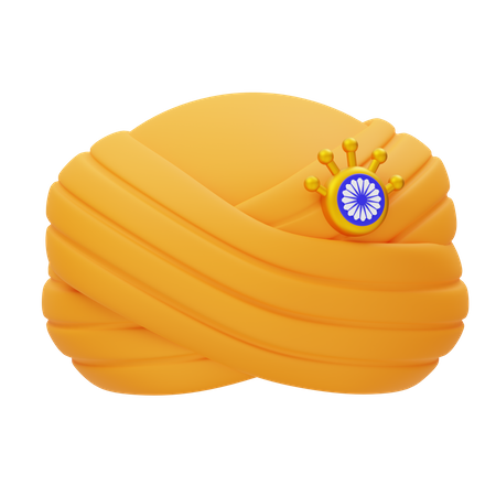 Indian Turban  3D Icon