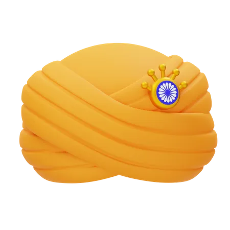 Indian Turban  3D Icon