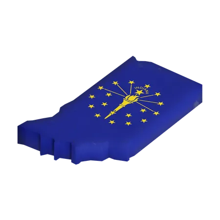 Indiana  3D Icon
