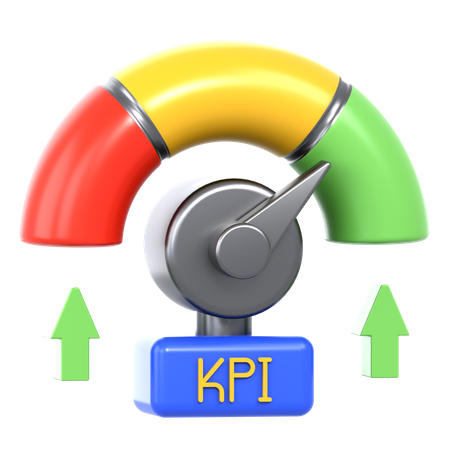 Indicadores Chave de Performance  3D Icon