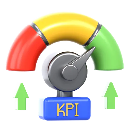 Indicadores Chave de Performance  3D Icon