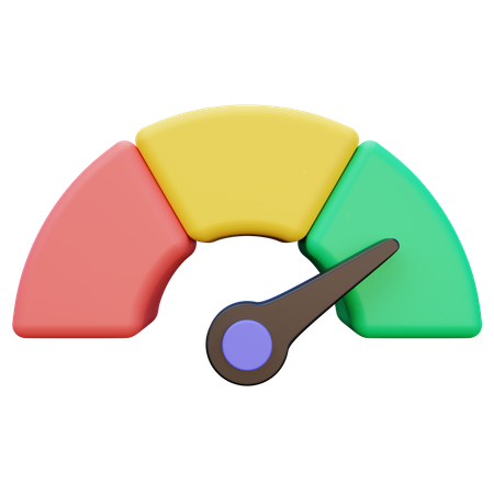 Indicateur KPI  3D Icon