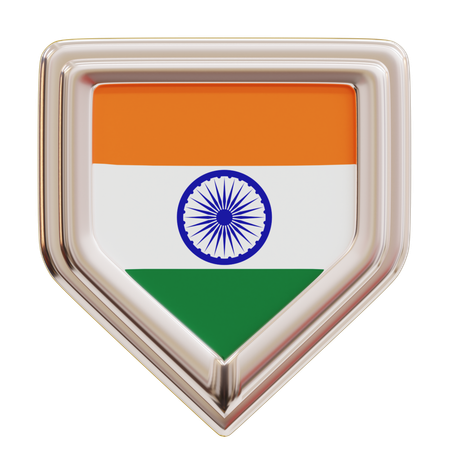 Indische Flagge  3D Icon