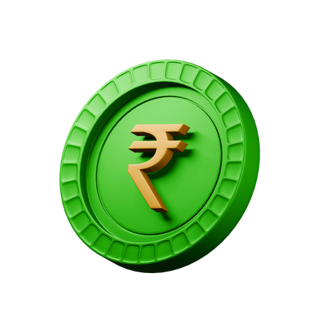 Indische Rupie  3D Icon