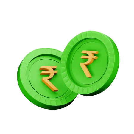 Indische Rupie  3D Icon