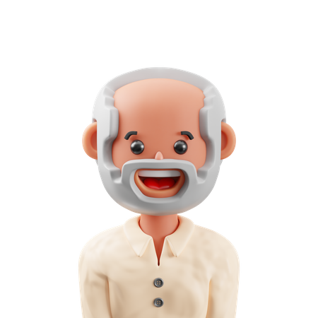 Indischer Mann  3D Icon