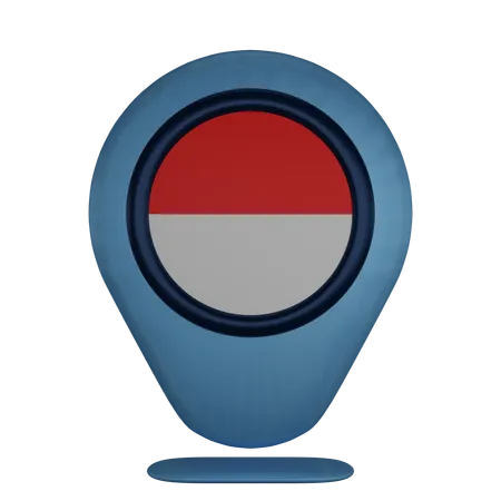 Indonesia  3D Icon