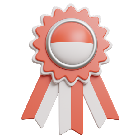 Indonesia Badge  3D Icon
