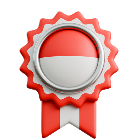 Distintivo da Indonésia  3D Icon