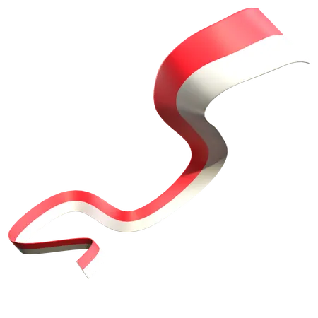 Indonesia Flag  3D Icon