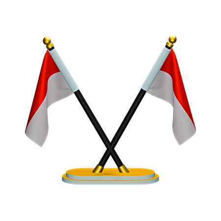 Indonesia Flag  3D Icon