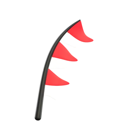 Indonesia Flag  3D Icon