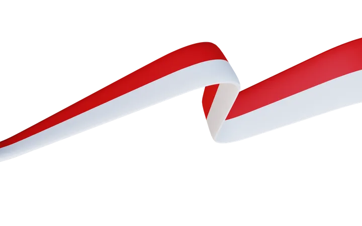 Indonesia Flag  3D Icon