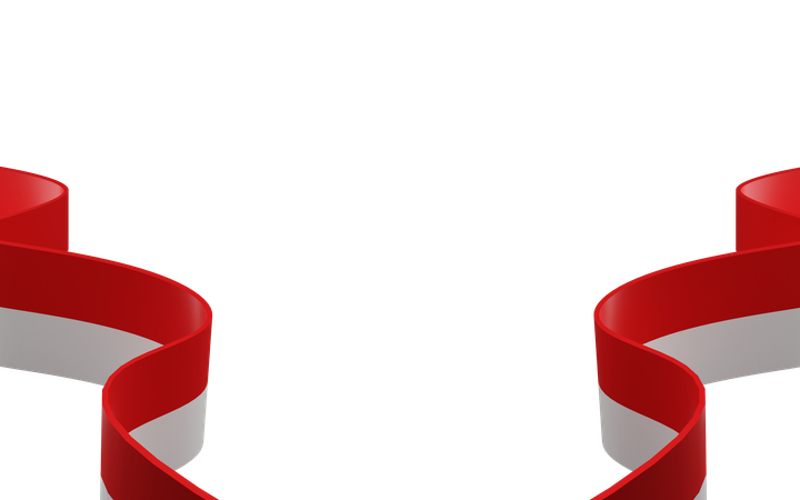 Indonesia Flag  3D Icon