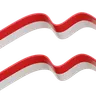 Indonesia Flag Ribbon