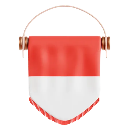 Flâmula da indonésia  3D Icon