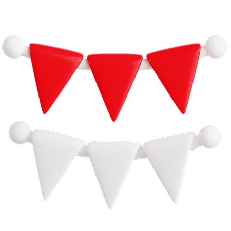 인도네시아 화환  3D Icon