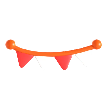 Indonesia Garlands  3D Icon