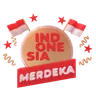 Indonesia Merdeka Badge