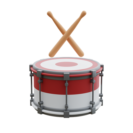 Bateria indonésia  3D Icon