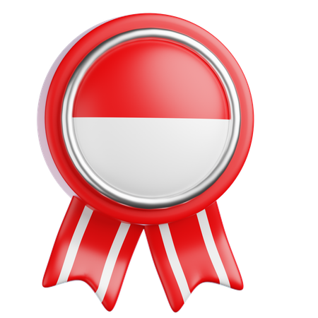 Indonesian Badge  3D Icon