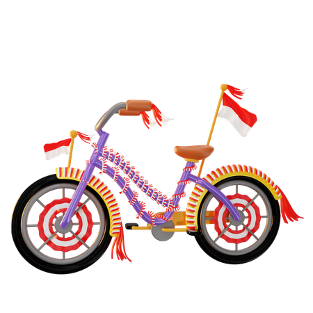 Indonesian Bike  3D Icon