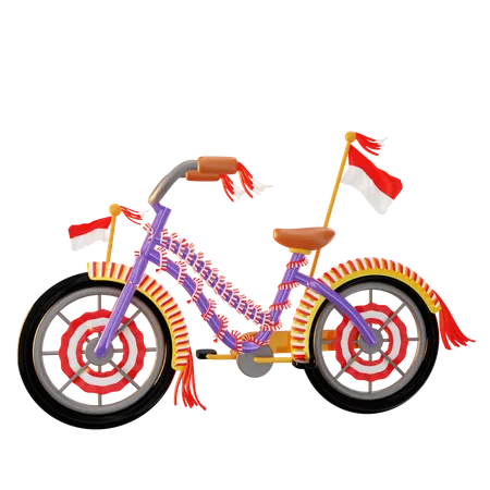 Indonesian Bike  3D Icon