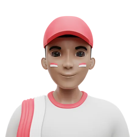 Indonesian Boy 3D Icon