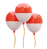 Indonesian Flag Balloon