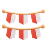 Indonesian Flag Decoration