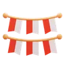 Indonesian Flag Decoration