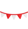 Indonesian Flag Garland