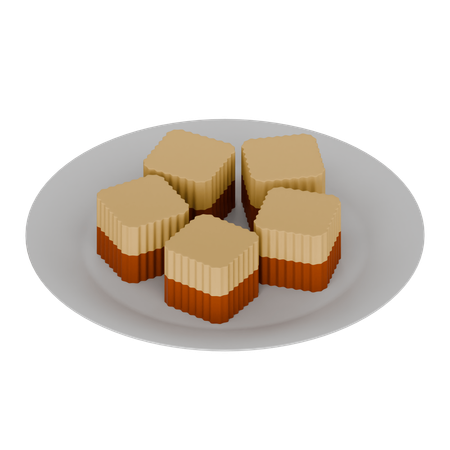 インドネシア料理ゼリー  3D Icon