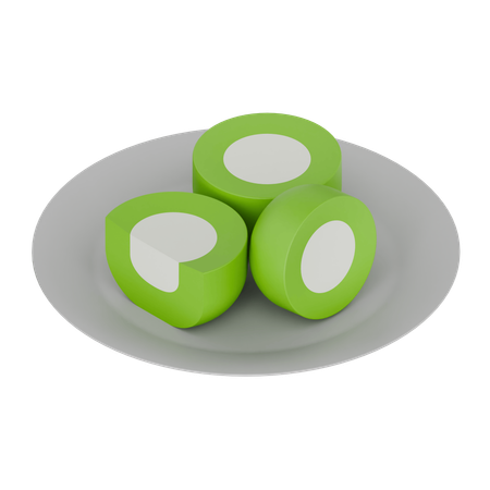 Indonesian Food Kue Nona Manis  3D Icon