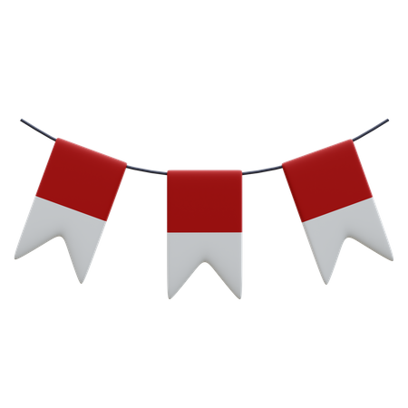Indonesian Garland  3D Icon