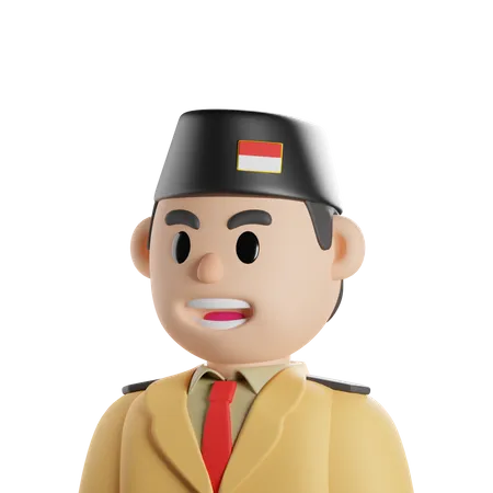 THE LEADER INDONESIAN INDEPENDENCE DAY 3D Icon