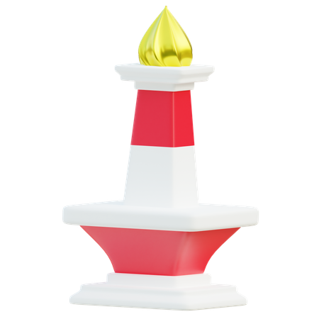 Indonesian Landmark  3D Icon