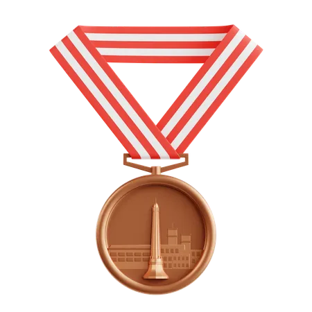 Indonesian Medal  3D Icon