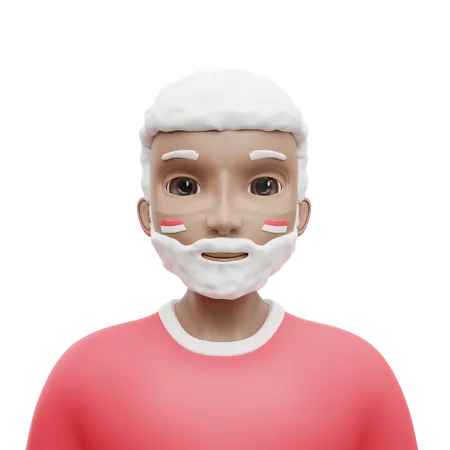 Indonesian Old Man  3D Icon