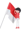 Indonesian People Is Saluting