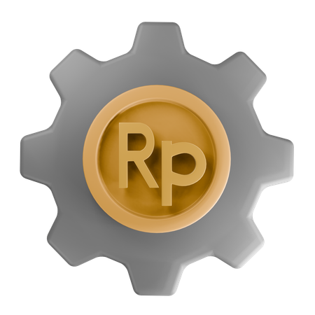 Indonesian rupiah  3D Icon