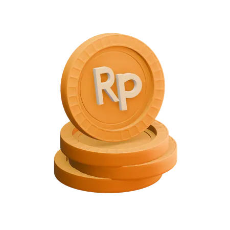 Indonesian rupiah  3D Icon