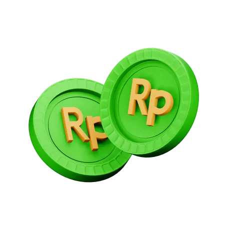 Indonesian rupiah  3D Icon