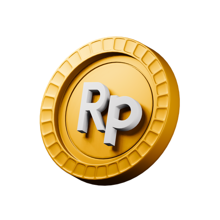 Indonesian rupiah  3D Icon