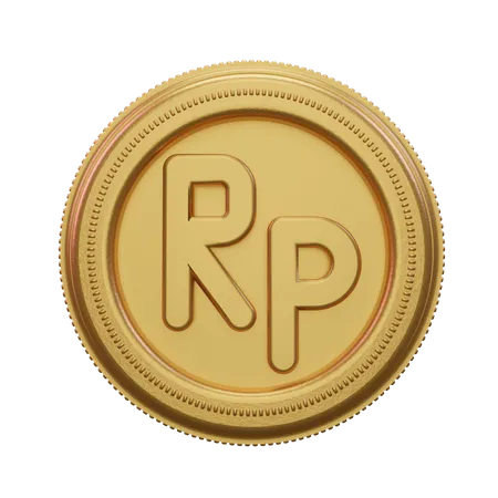 Indonesian Rupiah 3D Icon