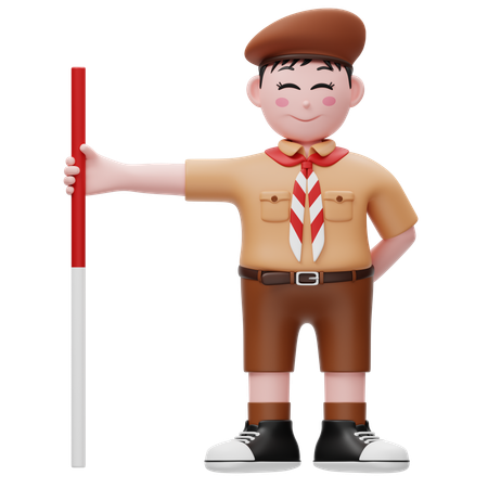 Indonesian Soldier  3D Icon