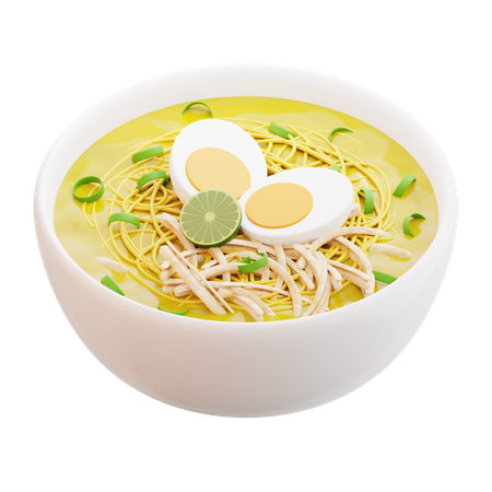 Indonesian Soto Ayam  3D Icon