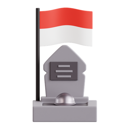Indonesian Tombstone  3D Icon