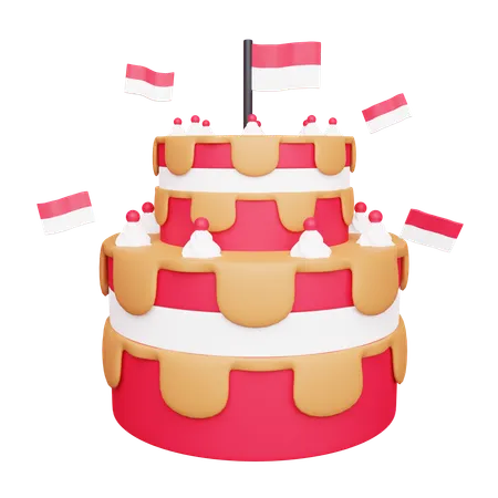 Gâteau indonésien  3D Icon